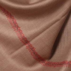 Wholesale <b>Woolen</b> Mens Sindhi <b>Shawl</b> with Embroidered Border Prayer Scarf Arab Men Scarf - Product Image 2