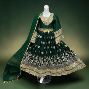 Afghan Kuchi <b>Dress</b> Top Quality Wholesale Traditional Indian Banjara <b>Dress</b> Embroidery Lace Decoration Belly Dance Wedding <b>Dresses</b> - Product Image 2