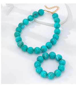 Nouveau collier multicolore en résine perlée, bijou tendance décontracté, cadeau pour femmes et hommes, accessoire de mode unisexe - Product Image 6