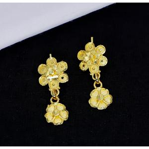 เทรนด์ใหม่การออกแบบที่หรูหราเป็นแรงบันดาลใจให้แบรนด์ยอดนิยมเครื่องประดับแฟชั่นต่างหูชุบทองหรูหรา - Product Image 3