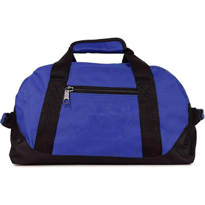 Sac de sport Oxford bleu pour l'extérieur avec poche zippée, sac de voyage léger en tissu souple, design rectangulaire unisexe - Product Image 3