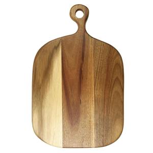 Tabla de cortar de madera de acacia con asa, tabla para pizza y servir, tabla para cortar verduras y alimentos, tamaño personalizable a precio asequible - Product Image 5