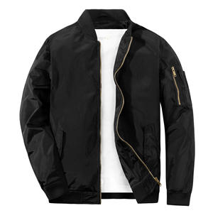 Blouson Bomber Léger Personnalisé avec Logo, Coupe Ample sans Col, Décontracté Printemps, Zippé, Coupe-Vent, Imperméable, Service OEM - Product Image 5
