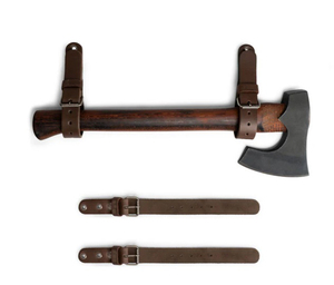 Funda de Cuero para Hacha con Presillas para Cinturón, Soporte para Hacha de Camping al Aire Libre, Juego de Herramientas Manuales para Uso en Todas las Estaciones - Product Image 3