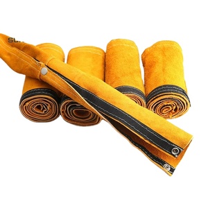 Housse de protection en cuir pour tuyau de soudage TIG, manchon en cuir résistant aux flammes pour câble de torche de soudage - Product Image 4