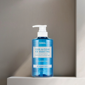 KUNDAL Cool & Clear Gel Douche Rafraîchissant et Revitalisant – Menthe Aquatique (500ml) - Product Image 3