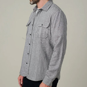 Camiseta de Franela para Hombre al por Mayor, Corte Holgado, Tela Ligera, Ideal para Comodidad Durante Todo el Año - Product Image 6