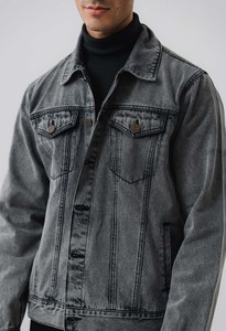 Veste en jean personnalisée pour homme, style décontracté, boutonnée, streetwear, vêtement d'extérieur en coton, fabricant de vêtements OEM ODM - Product Image 5