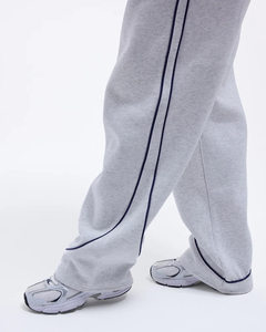 Pantalones de chándal de invierno para mujer con logo personalizado, de la mejor calidad, al por mayor, cintura elástica, ajuste holgado, pierna ancha, estilo urbano - Product Image 6