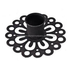 Bougeoir votif en fer avec revêtement en poudre noire fini pour l'éclairage de la décoration de la maison et d'autres bocaux de bougeoirs - Product Image 3