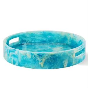 Plateau de service en résine de grande taille pour la présentation des aliments sur la table à manger et les services de traiteur pour les fêtes - Product Image 1