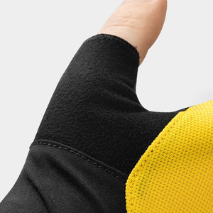 Factory Made Design Your Own Leather Half <b>Finger</b> Cycling Gloves Breathable Non-Slip Adjustable Wrist <b>Strap</b> for Online Sale - Product Image 4