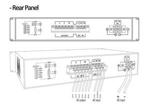 עמיד מתלה בן 19 אינץ 'חד פאזי מתל 110vdc 220vac 10kva כוח inverters גבוה משתנה - Product Image 6