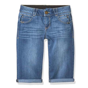 Shorts de Mezclilla de Algodón para Mujer al por Mayor 2026, Transpirables, de Secado Rápido, Ecológicos, con Logotipo Personalizado, Servicio OEM - Product Image 1
