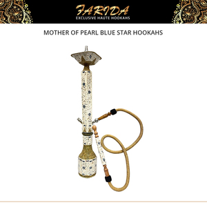 Cachimbas Egipcias de Acero Inoxidable con Decoración de Estrella Azul de Nácar, Diseño Elegante, Precio Competitivo, la Mejor Calidad, Gran Venta - Product Image 6