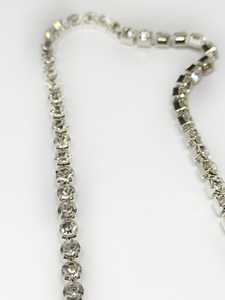 Chaîne de strass en cristal ARIANA 3MM à 4 griffes, 10 facettes, coupe carrée, pour couture et DIY de vêtements - Product Image 3