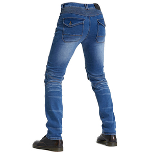 Jean slim en denim pour homme, dernière collection, entièrement personnalisable, style motard, options grandes tailles disponibles - Product Image 5