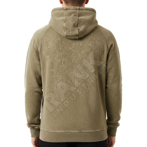 Sweat-shirts à capuche pour hommes en coton mélangé, fabriqués au Pakistan, disponibles en différentes couleurs, style tendance, vente en gros, effet délavé à l'acide, offre spéciale - Product Image 2