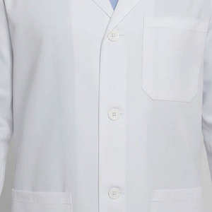 Batas de Laboratorio Blancas de Manga Larga de Poliéster y Algodón para Hombre, Uniformes Médicos Personalizados al por Mayor para Hospitales, Enfermeros, Doctores y Farmacéuticos - Product Image 3