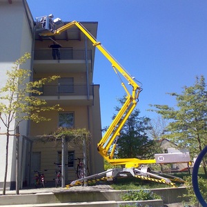 รถยกแบบ Cherry Picker 14-20 เมตร สำหรับคลังสินค้า ขายพร้อมแท่นยก โต๊ะยก รถยกมอเตอร์ไซค์ พื้นชั้นลอย รถยกแบบ Cherry Picker - Product Image 1
