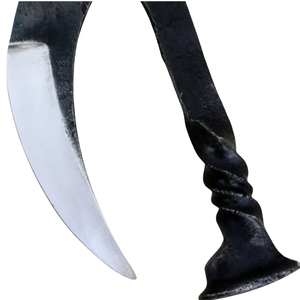 Cuchillo de Combate Forjado a Mano con Hoja de Punta de Lanza de 10 cm, Grado DIY, Mango de Acero, Hoja Única, No Ajustable, OEM, Punta de Gota - Product Image 6