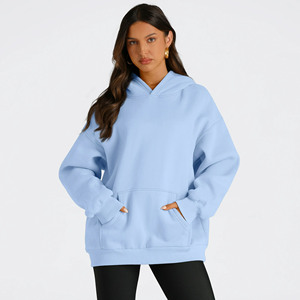 Ensemble de jogging à capuche vintage personnalisé unisexe sweat brodé en coton à impression bouffante survêtement d'hiver coupe ample grande taille - Product Image 1