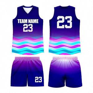 Conjuntos de Ropa de Baloncesto con Jersey de Calentamiento Sublimado de Doble Cara para Hombre, Diseño Más Reciente 2026, Envío Rápido - Product Image 4