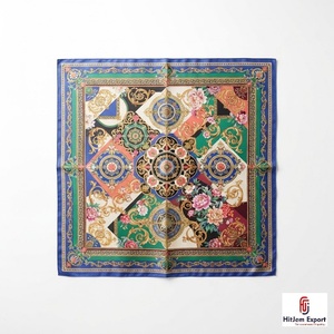 High Quality Custom Printed Short <b>Scarf</b> Fabric OEM ODM Private Label Textile Manufacturer Fashion Accessories Export Supplier - Product Image 4