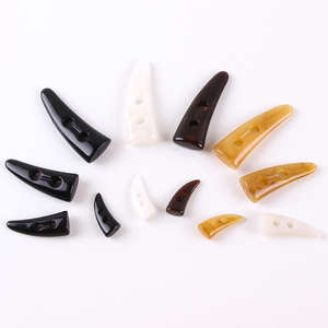 TIMELESS CRAFT High Quality Handcrafted Waterproof Horn Toggle <b>Buttons</b> with <b>Metal</b> Logo for Furniture & Wedding Decor - Product Image 1