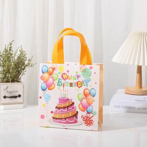 Recyclable <b>Cheap</b> Tote <b>Bag</b> Custom Printed Reusable <b>Bag</b> PP non woven Fabric for Birthday <b>Parties</b> OEM/ODM in Vietnam - Product Image 1