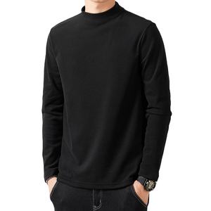 Sudadera de algodón pesado con bordado personalizado para hombre 2025, ropa de calle de lujo, Sudadera con cuello liso para otoño - Product Image 5