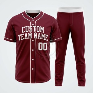 Uniformes de equipo al por mayor de poliéster de alto rendimiento con gráficos sublimados para academias de béisbol estadounidenses, tallas S-XL - Product Image 3
