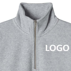 Nuevo Diseño de Sudadera con Cierre de Cremallera de 1/4 para Mujer, 100% Algodón, Cuello Redondo - Product Image 5