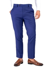 Pantalon décontracté élégant pour homme, coupe droite, léger, respirant, avec poches latérales, taille mi-haute, fermeture boutonnée, idéal pour l'été - Product Image 4