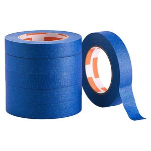 Nastro Adesivo Blu per Pittori, Larghezza 1 Pollice (0,94 x 60 Iarde), 6 Rotoli, Spessore Personalizzato, Nastro Mascherante per Bordi e Soffitti, Protezione per Pittura - Product Image 3