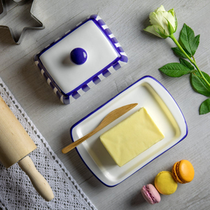 Boîte à beurre compacte avec couvercle pour le rangement au réfrigérateur et l'organisation moderne du comptoir de cuisine - Product Image 6