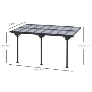 Pérgola Moderna para Exteriores con Estructura de Aluminio, Gazebo para Patio, Toldo de 14.5x10, Tela Resistente con Protección UV, Muebles Duraderos - Product Image 3