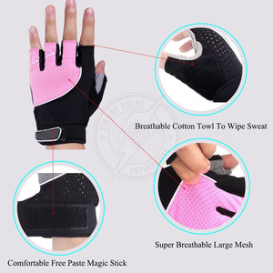 Nouvelles gants d'entraînement de musculation à demi-doigts avec logo personnalisé, antidérapants en microfibre, unisexe, à bas prix, fabriqués au Pakistan - Product Image 4