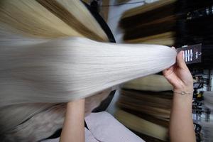 Extensions de cheveux vietnamiennes en vrac de qualité supérieure 100g Super Double dessiné couleurs foncées fortes et sans enchevêtrement 1 paquet - Product Image 6