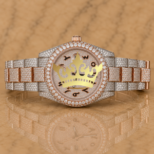 Mens Luxury Iced Out Watch Silver VVS Moissanite Diamond Hip Hop Custom <b>Wristwatch</b> in Black Dial High Quality Full Pave - Product Image 4