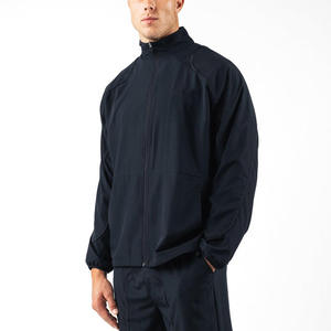 Men's Lightweight Full Zip Training Jacket with Custom Logo Breathable Polyester Woven Fabric <b>Thin</b> Gym Sports Jackets ODM - Product Image 2