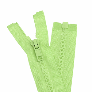 Open End Plastic <b>Zipper</b> #5 Resin Zip Fastener with Pull Tab for Jackets Coats Sportswear Bags Multiple Colors Available - Product Image 4
