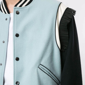Men's Letterman Varsity Bomber Jackets Sublimation Customized Genuine Leather Shell Breathable Quick Dry Winter College Jacket - Product Image 6