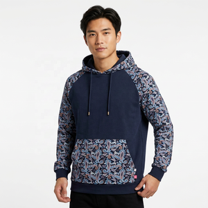 Custom Men Heavyweight Fleece Hoodie Oversized Casual Cotton Sweatshirt Breathable Streetwear Pullover Loose Fit Drop Shoulder - Product Image 3