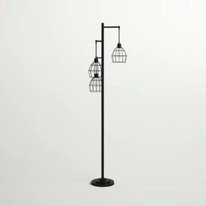 Lámpara de Pie con Acabado de Latón Premium y Elegante Pantalla para Decoración de Interiores de Lujo - Product Image 2