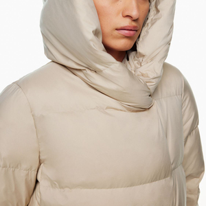 Doudoune rose pour femme SW GROUP, manteau d'hiver matelassé avec capuche amovible, épaisse et chaude, personnalisable, en cristal - Product Image 3