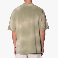 T-shirt Homme Respirant en Coton Tricoté 100% Écologique, Col Rond, Broderie et Impression de Logo, 180 Grammes, Surdimensionné, Vente en Gros OEM