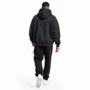 Nouveau Hoodie Streetwear Personnalisé avec Étiquette Tissée, en Molleton de Coton Biologique, avec Poche Kangourou et Capuche à Cordon, Vente en Gros pour Hommes - Product Image 3