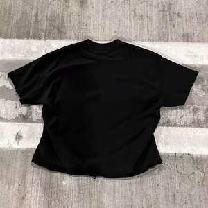 T-shirt décontracté en coton 100% de haute qualité, tricoté, avec impression numérique pour hommes, vente en gros - Product Image 2
