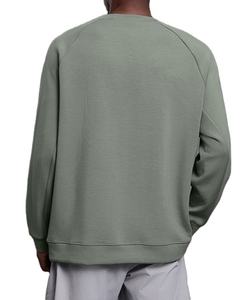 Sudadera de Hombre con Cuello Redondo Personalizada, Nueva Colección Primavera 2026, Mangas Largas, Tela de Felpa, Impresión de Logotipo Personalizado, Alta Calidad para Deporte y Running - Product Image 2